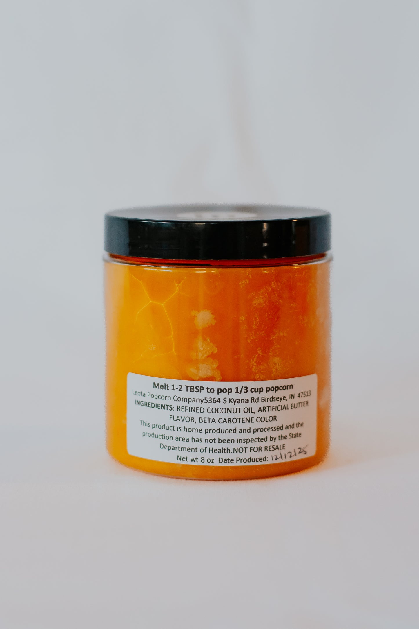 Small Butter Flavored Coconut Oil